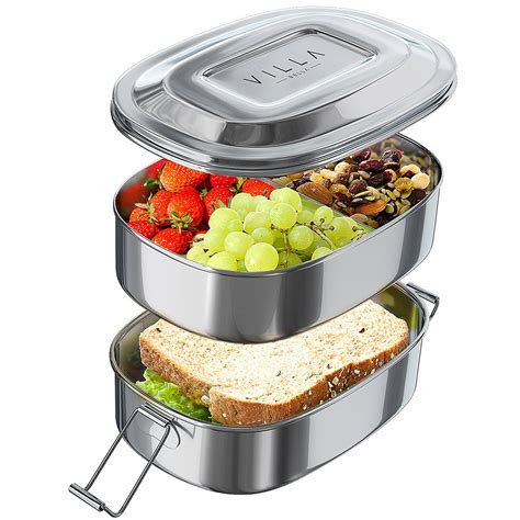 healthy life stainless steel lunch box|stainless steel divided lunch containers.